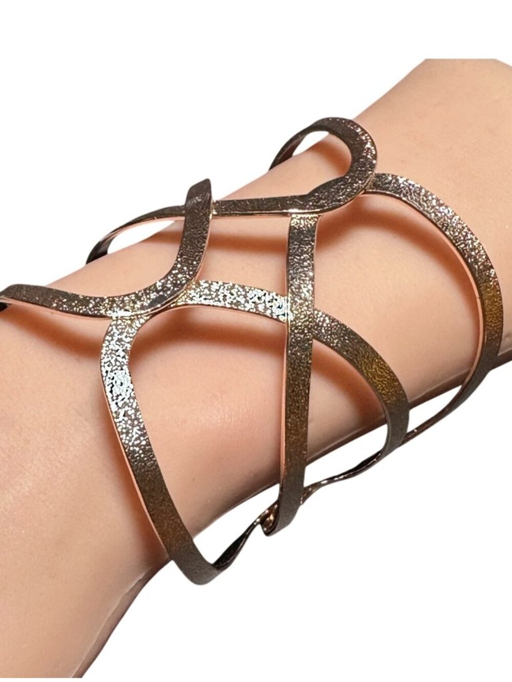 Cuff Bracelet Womens Costume Jewelry Lightweight Minimalist Style NWOT